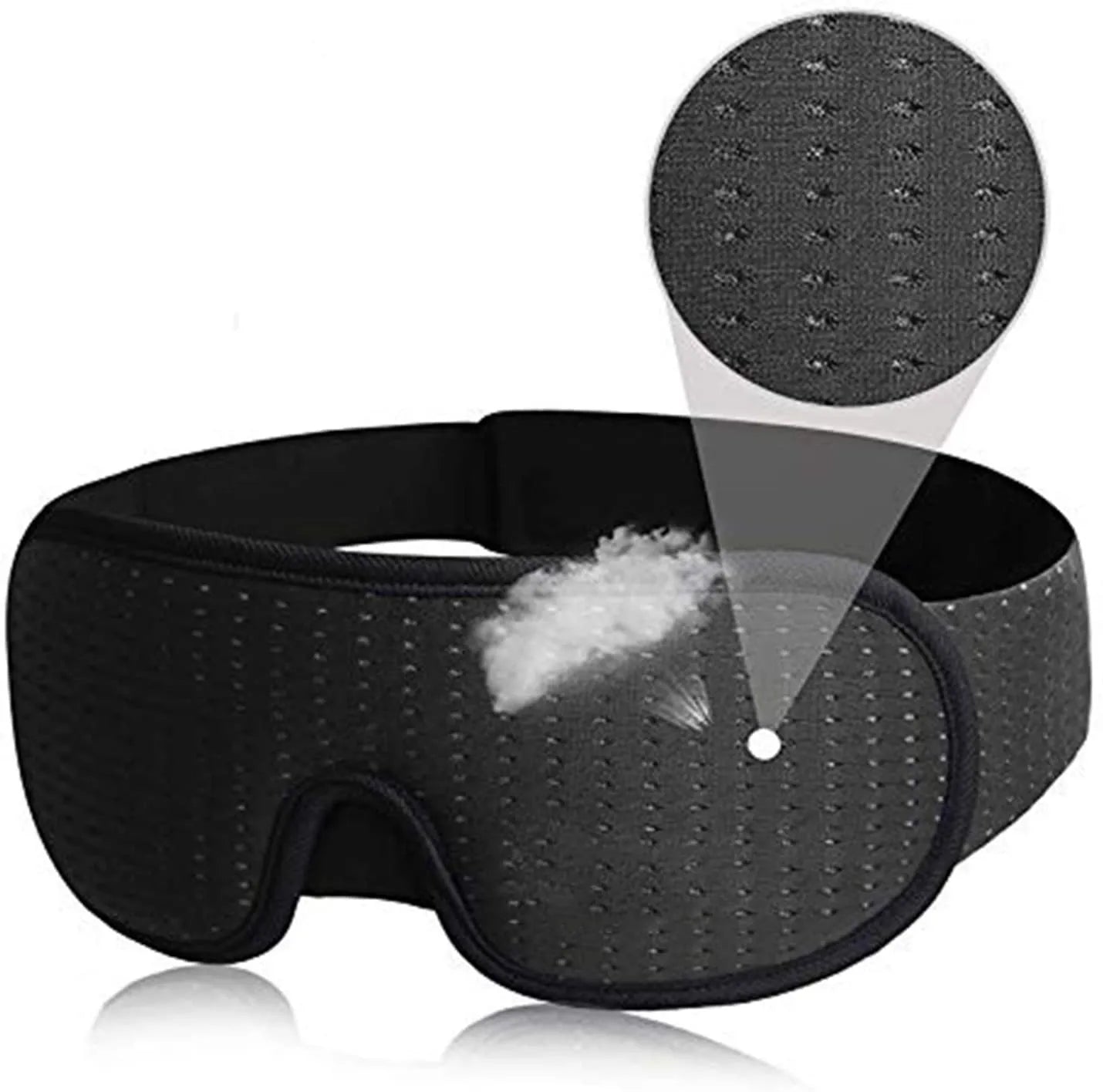 Máscara 3D para Dormir com Memory Foam – Conforto Total e Escuridão Absoluta Máscara 3D para Dormir com Memory Foam – Conforto Total e Escuridão Absoluta